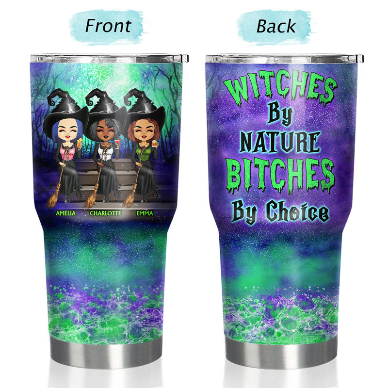 Nous ne sommes pas des meilleures amies de Sugar And Spice And Everything Nice Witch - Cadeau Bestie BFF - Gobelet personnalisé de 30 oz