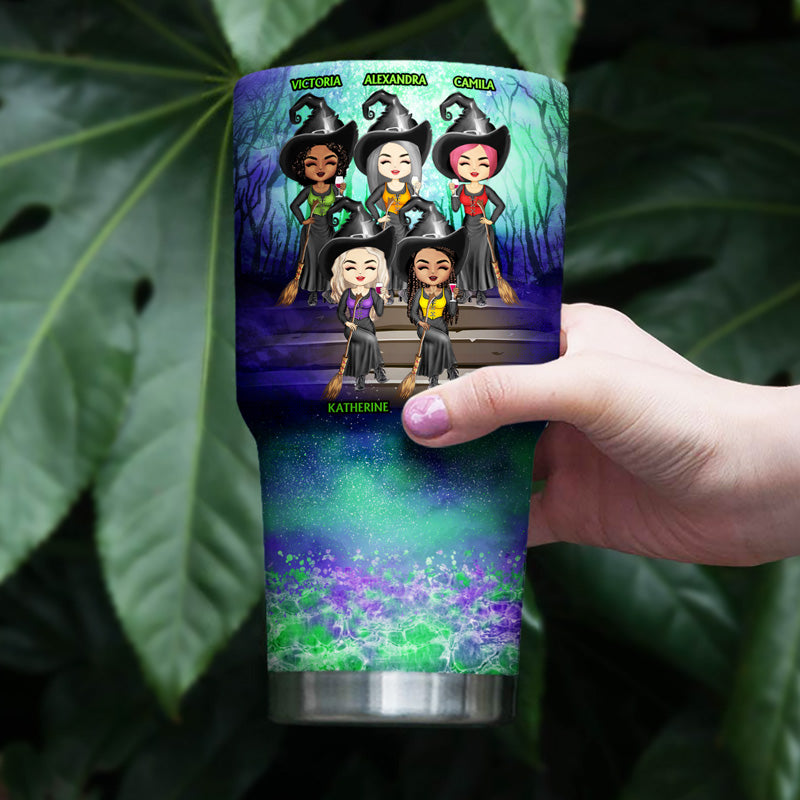 Nous ne sommes pas des meilleures amies de Sugar And Spice And Everything Nice Witch - Cadeau Bestie BFF - Gobelet personnalisé de 30 oz