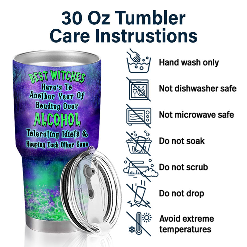 Nous ne sommes pas des meilleures amies de Sugar And Spice And Everything Nice Witch - Cadeau Bestie BFF - Gobelet personnalisé de 30 oz