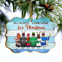 Sisters & Brothers Family Where Life Begins And Love Never Ends - Christmas Gift For Siblings And Family - Personalized Wooden Ornament