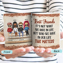 We're Not Sugar And Spice And Everything Nice We're Sage And Hood Best Friends - Bestie BFF Gift - Personalized Custom White Edge-to-Edge Mug