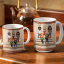 We're Not Sugar And Spice And Everything Nice We're Sage And Hood Best Friends - Bestie BFF Gift - Personalized Custom White Edge-to-Edge Mug