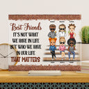 We're Not Sugar And Spice And Everything Nice We're Sage And Hood Best Friends - Bestie BFF Gift - Personalized Custom Horizontal Rectangle Acrylic Plaque