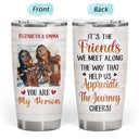 Custom Photo You Are My Person Here's To Another Year Of Bonding Over Alcohol Best Friends - Bestie BFF Gift - Personalized Custom Tumbler