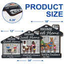 Home Sweet Home - Outdoor, Home Decor Gift For Family, Husband, Wife, Couple - Personalized Custom Shaped Wood Sign