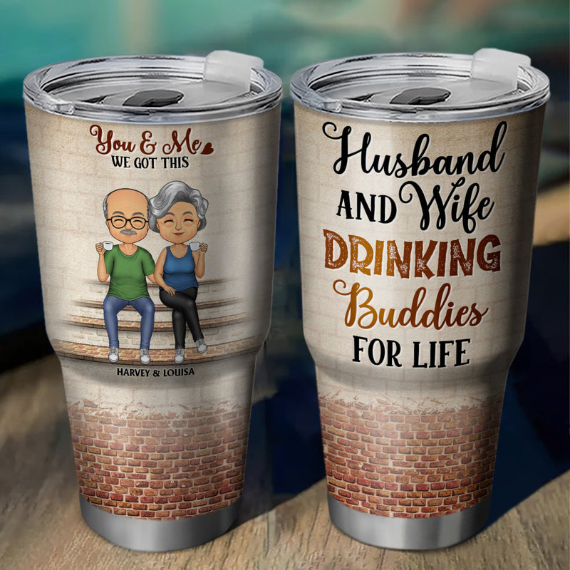 Tu es le seul que je veux ennuyer pour le reste de ma vie Couples - Anniversaire, cadeau d'anniversaire pour conjoint, mari, femme, petit ami, petite amie - Gobelet personnalisé de 30 oz