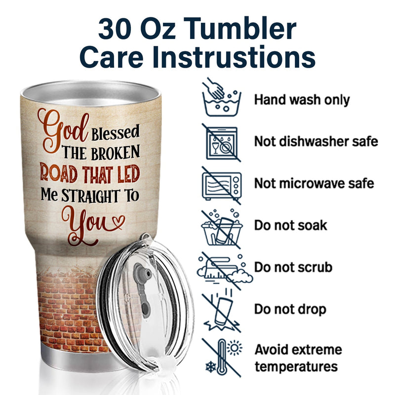 Tu es le seul que je veux ennuyer pour le reste de ma vie Couples - Anniversaire, cadeau d'anniversaire pour conjoint, mari, femme, petit ami, petite amie - Gobelet personnalisé de 30 oz