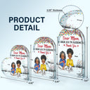 Mother And Daughters Sons Children From The Start - Birthday, Loving Gift For Mommy, Mother, Grandma, Grandmother - Personalized Custom Heart Shaped Acrylic Plaque