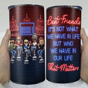 Here's To Another Year Of Bonding Over Alcohol Best Friends - Bestie BFF Gift - Personalized Custom 4 In 1 Can Cooler Tumbler