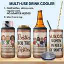 We're Not Sugar And Spice And Everything Nice We're Sage And Hood Best Friends - Bestie BFF Gift - Personalized Custom 4 In 1 Can Cooler Tumbler