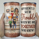 We're Not Sugar And Spice And Everything Nice We're Sage And Hood Best Friends - Bestie BFF Gift - Personalized Custom 4 In 1 Can Cooler Tumbler
