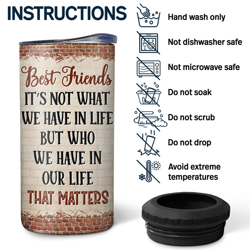 We're Not Sugar And Spice And Everything Nice We're Sage And Hood Best Friends - Bestie BFF Gift - Personalized Custom 4 In 1 Can Cooler Tumbler