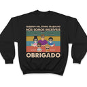 Querido Pai Ótimo Trabalho Nós Somos Incríveis Obrigado Jovem - T-shirt personnalisé