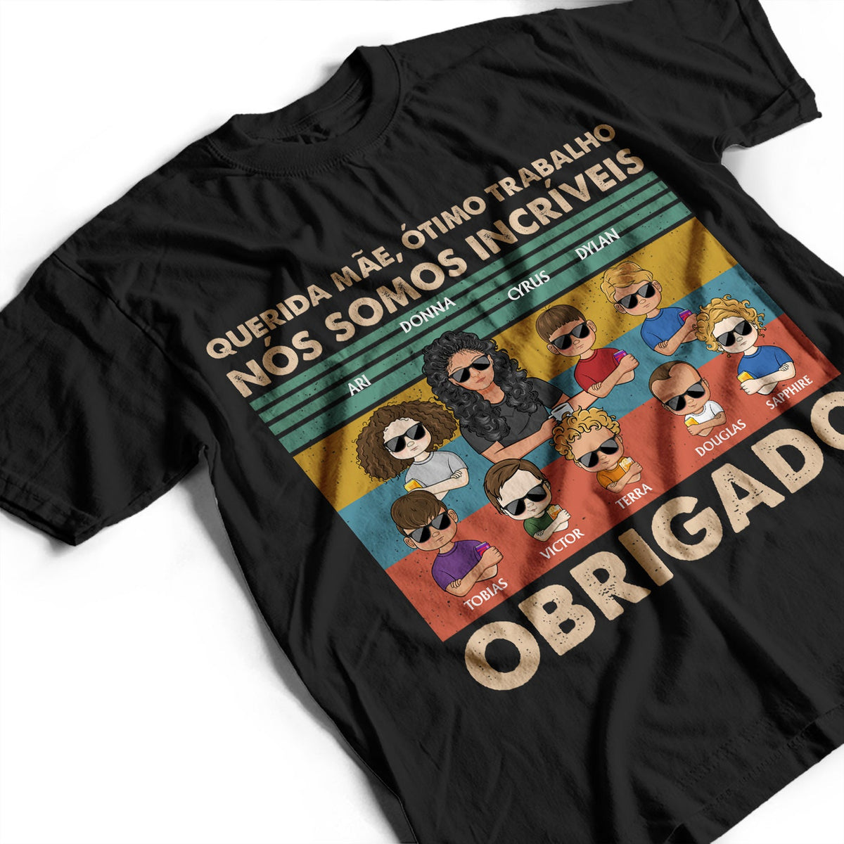 Querida Mãe Ótimo Trabalho Nós Somos Incríveis Obrigado Jovem - T Shirt Personalizado