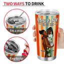 You And Me And The Sea - Birthday, Loving, Anniversary, Vacation, Travel Gift For Spouse, Husband, Wife, Couple, Boyfriend, Girlfriend - Personalized Tumbler