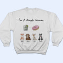 I'm A Simple Woman Funny Cartoon Dog Cat - Gift For Dog Lovers, Cat Lovers - Personalized T Shirt