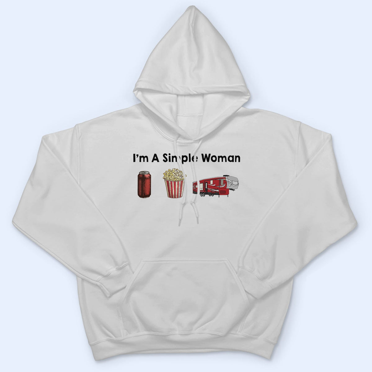 I'm A Simple Woman Campers - Gift For Camping Lovers - Personalized T Shirt