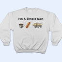 I'm A Simple Woman Campers - Gift For Camping Lovers - Personalized T Shirt