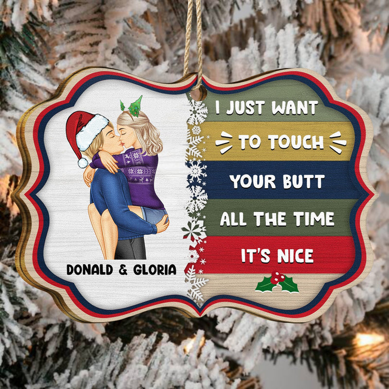 You're The Only One I Want To Annoy - Christmas, Birthday, Anniversary Gift For Couple, Spouse, Husband, Wife - Personalized Medallion Wooden Ornament