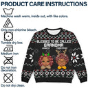 Blessed To Be Called Nana - Christmas, Loving Gift For Mom, Mother, Mama, Grandma, Grandmother - Personalized Unisex Ugly Sweater