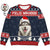 Custom Photo Feliz Navidog - Christmas Gift For Dog Lovers, Cat Lovers - Personalized Unisex Ugly Sweater