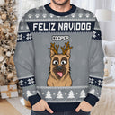 Happy Pawsliday - Christmas Gift For Dog Lovers, Cat Lovers - Personalized Unisex Ugly Sweater