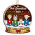 Our Grandkids Flat Art - Christmas, Loving Gift For Grandpa, Grandma, Grandparents - Personalized Custom Shaped Wooden Ornament