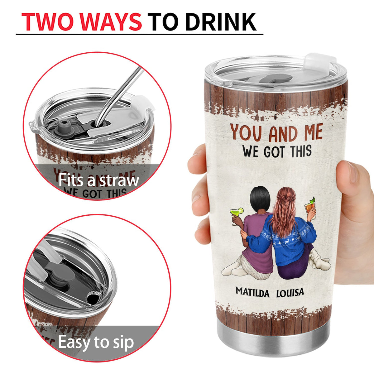 I Wish I Could Turn Back The Clock - Anniversary, Loving Gift For Couples, Husband, Wife - Personalized Tumbler