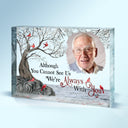 Custom Photo The Loss Is Immeasurable - Memorial Gift For Family, Friends, Siblings, Dog Lovers, Cat Lovers - Personalized Rectangle Shaped Acrylic Plaque