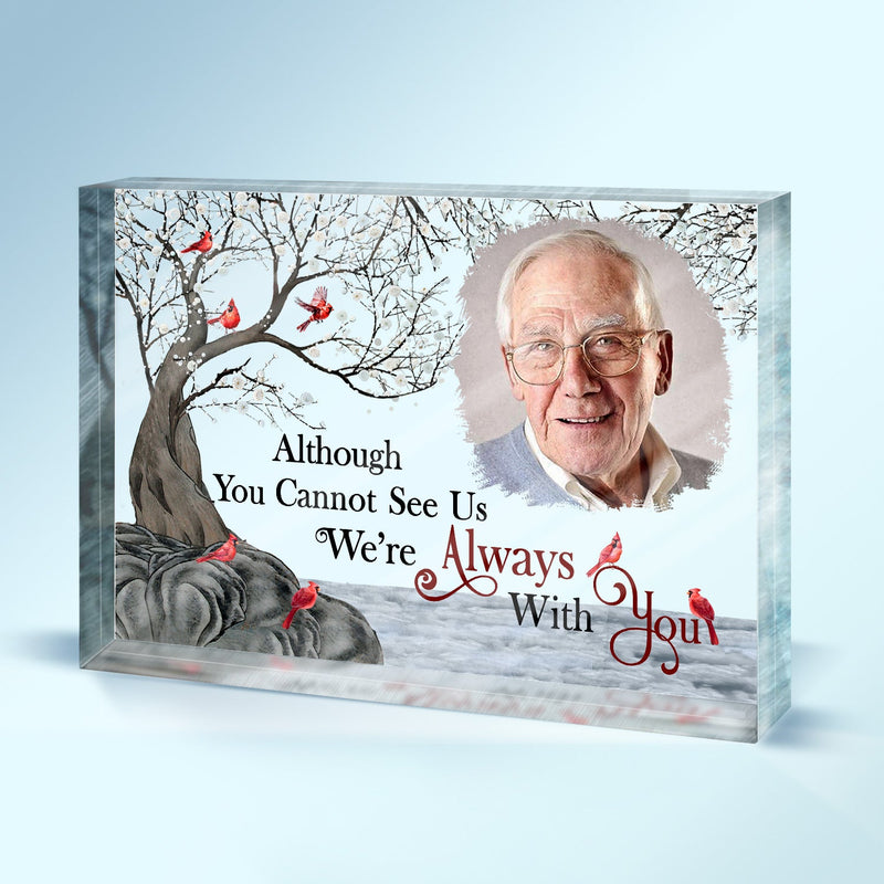 Custom Photo The Loss Is Immeasurable - Memorial Gift For Family, Friends, Siblings, Dog Lovers, Cat Lovers - Personalized Rectangle Shaped Acrylic Plaque