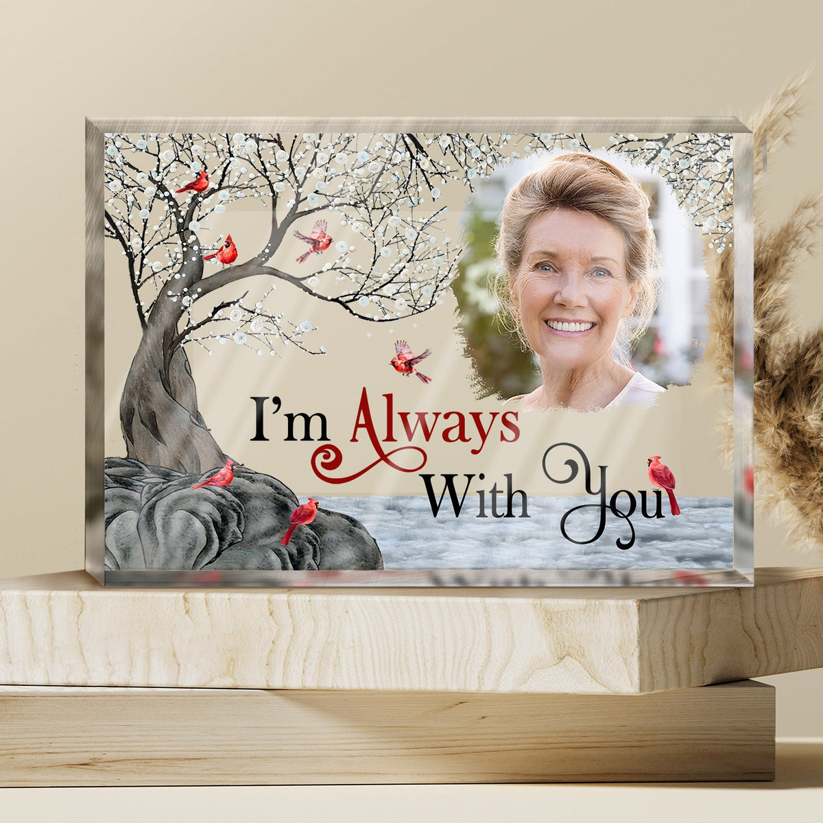 Custom Photo The Loss Is Immeasurable - Memorial Gift For Family, Friends, Siblings, Dog Lovers, Cat Lovers - Personalized Rectangle Shaped Acrylic Plaque