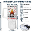 C'est juste que tu es toujours sexy - Cadeau pour couples - Gobelet personnalisé de 113 ml avec paille