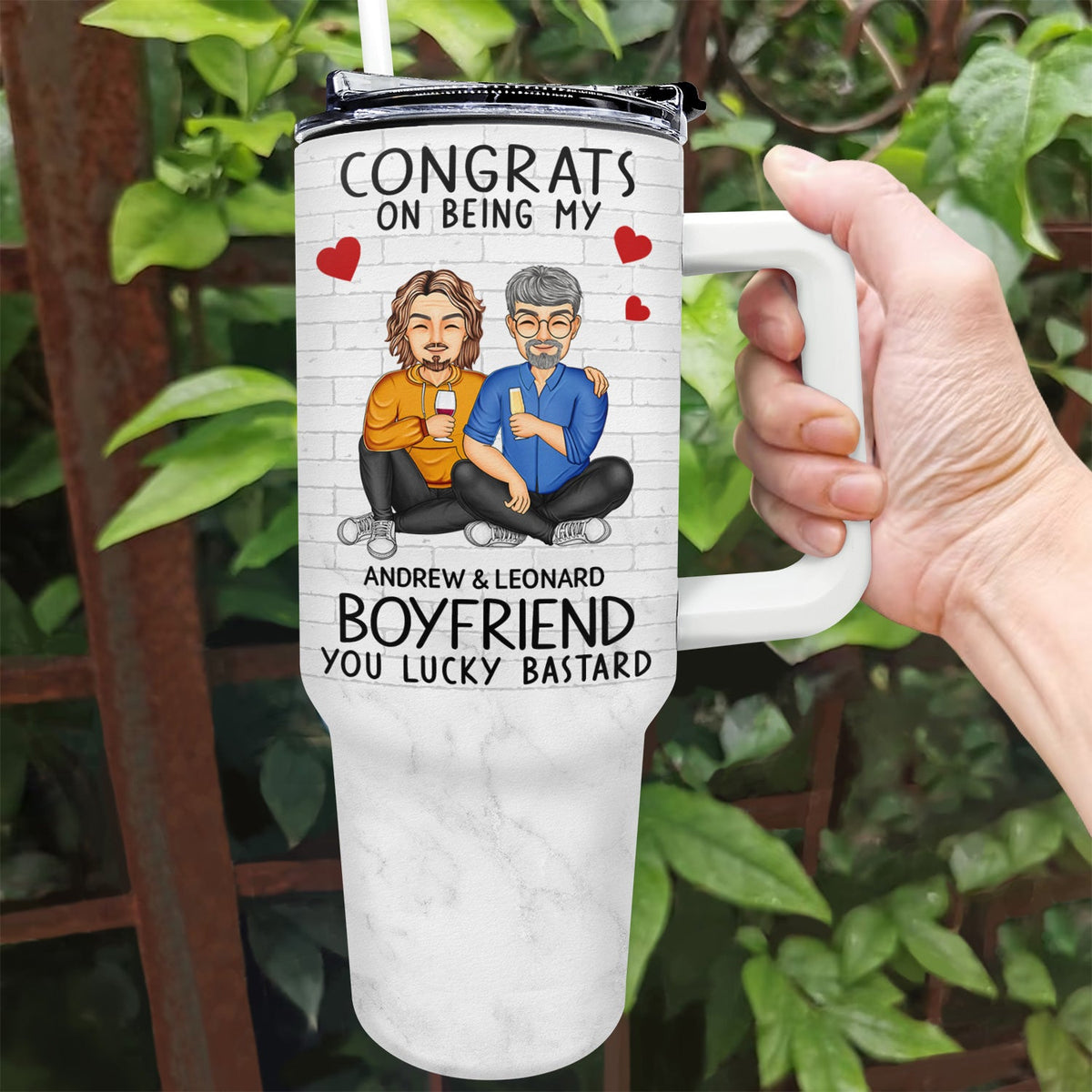 Congrats On Being My Husband And Wife - Gift For Couples - Personalize ...