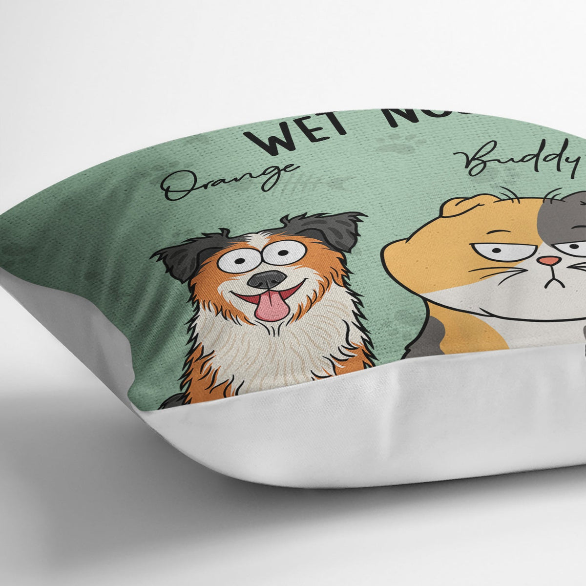 This Home Is Filled With Kisses - Gift For Dog, Cat, Pet Lovers - Personalized Pillow