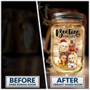 Turban Besties For Life Because Of You I Laugh A Little Harder - Personalized Mason Jar Light