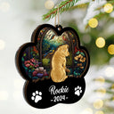 Memorial Dog Cat Sunflower - Personalized 2-Layered Mix Ornament