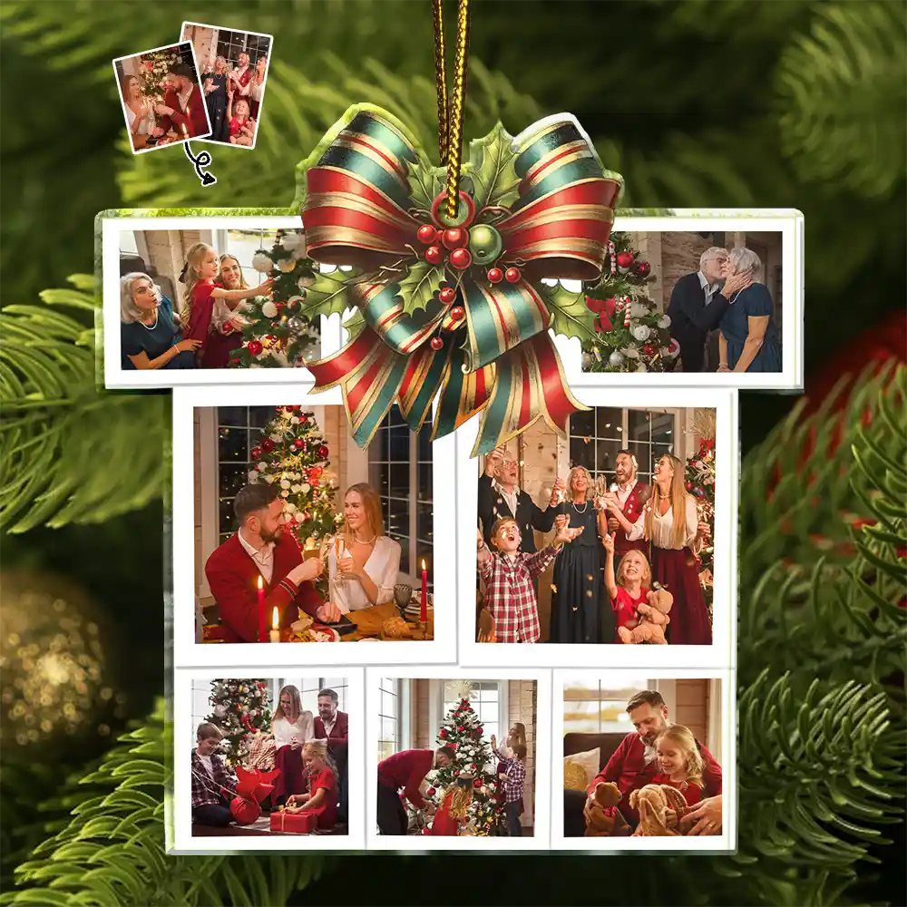 Décoration personnalisée en acrylique avec photo de famille, de collègues et de meilleurs amis