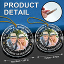 Gift For Bestie, Gifts For Colleagues - Custom Photo It Takes A Long Time To Grow An Old Friend Christmas - Personalized Circle Glass Ornament