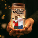 Gift For Couples - Forehead Kissing Couple Our Memories Are Countless Our Love Is Endless - Personalized Mason Jar Light