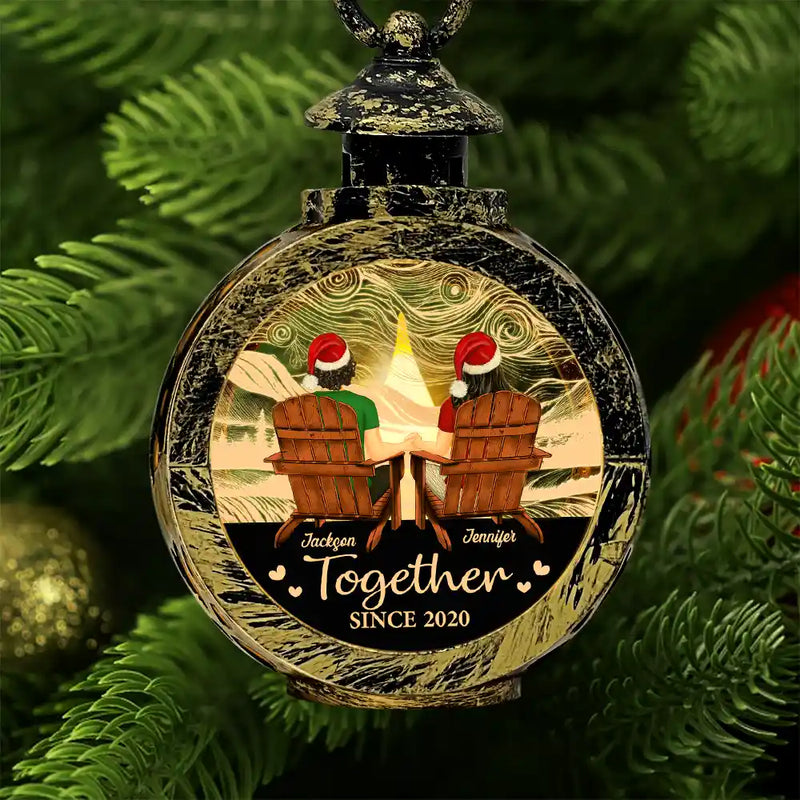 Gift For Couples - You And Me We Got This Back Couple - Personalized Candlelight Lantern Ornament