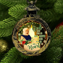 Memorial, Family - Custom Photo Light Of Those Who Are Watching Today From Heaven - Personalized Candlelight Lantern Ornament