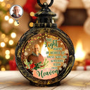 Memorial, Family - Custom Photo Light Of Those Who Are Watching Today From Heaven - Personalized Candlelight Lantern Ornament