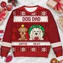 Pet Lovers - Christmas Funny Cat Mom Pet Lover Dog Person - Personalized Unisex Ugly Sweater
