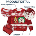 Pet Lovers - Christmas Funny Cat Mom Pet Lover Dog Person - Personalized Unisex Ugly Sweater