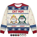 Pet Lovers - Christmas Funny Cat Mom Pet Lover Dog Person - Personalized Unisex Ugly Sweater