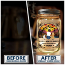 Dog Lovers, Cat Lovers, Pet Lovers, Dog Mom - Flower Field A Girl And Her Dog And Cat - Personalized Mason Jar Light