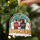 Family - There Is No Greater Gift Than Sisters Family Besties - Personalized 2-Layered Wooden Ornament