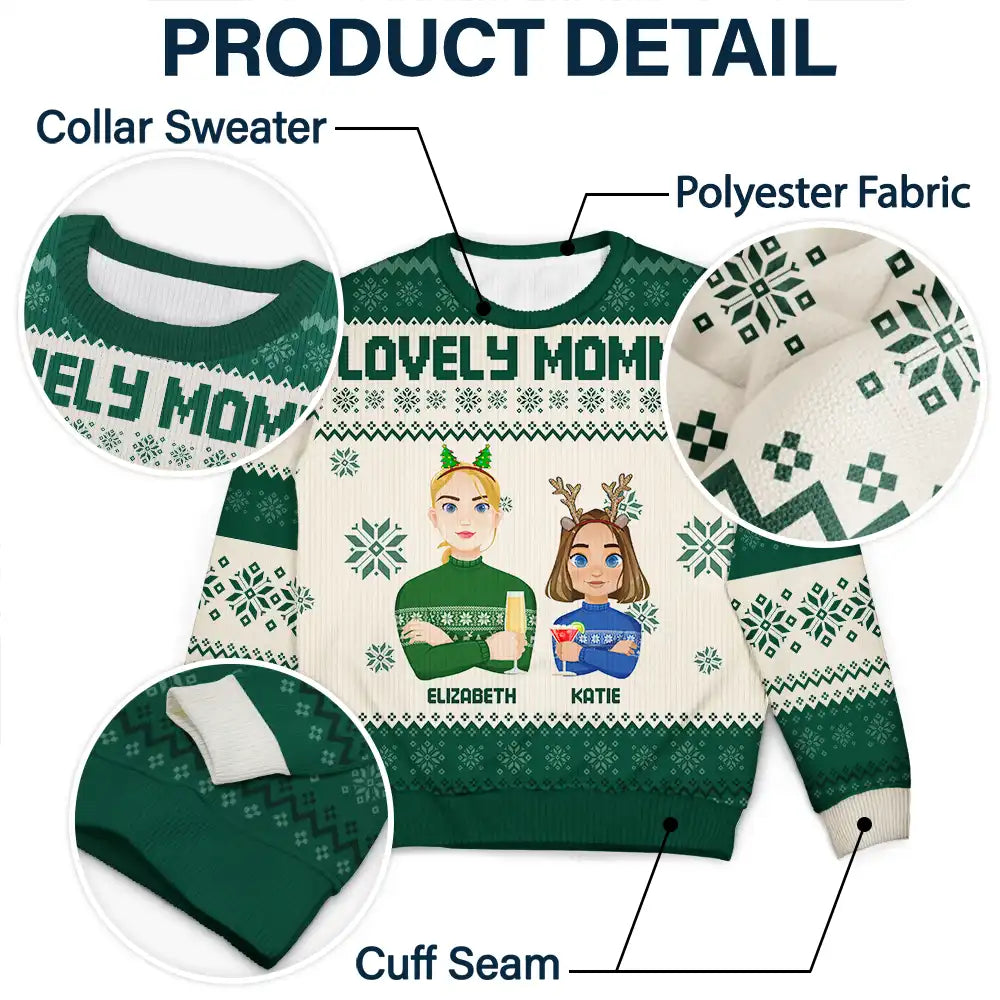 Mom dad baby ugly christmas sweater deals