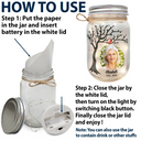 Memorial - Custom Photo Memorial A Limb Has Fallen From The Family Tree - Personalized Mason Jar Light