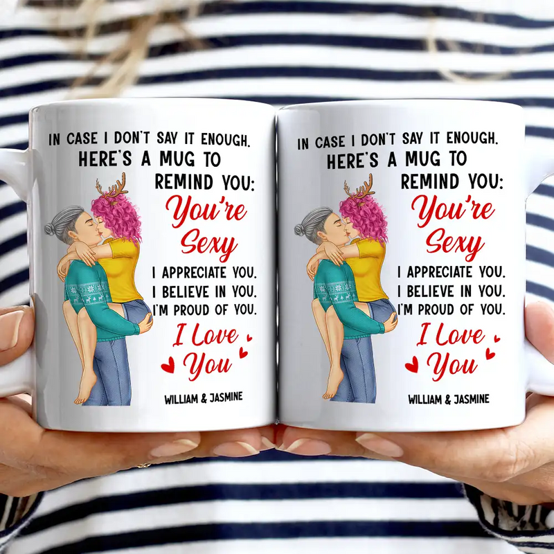 In Case I Don't Say It Enough Couples - Personalized Black Mug